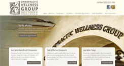 Desktop Screenshot of chirowellnessgroup.com